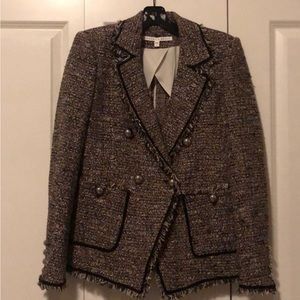 Women's Tweed Double-Breasted Jacket